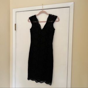 Stunning black lace dress, size S